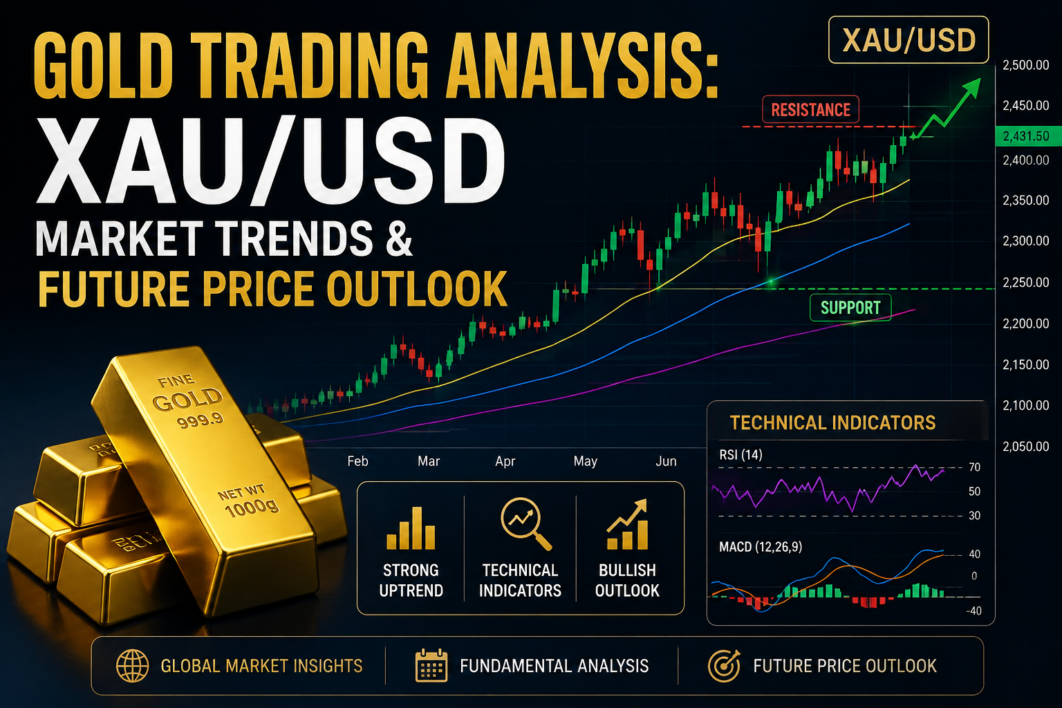 XAU/USD gold trading market analysis