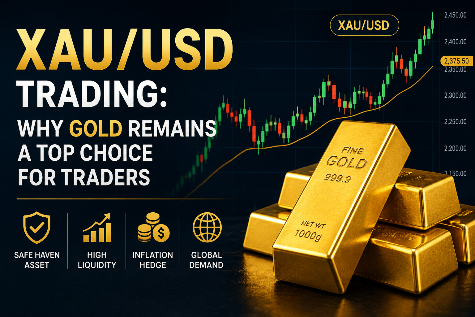 XAU/USD Traiding:why gold remains choice traders